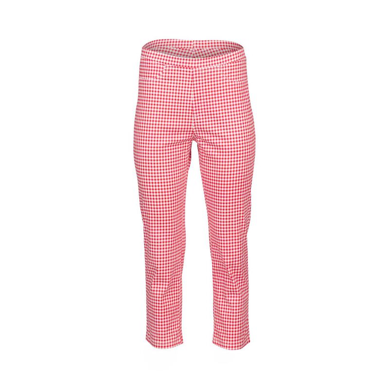 Vassalli Printed Slim Leg 7/8 Length Lightweight Pull On Pant image number 17